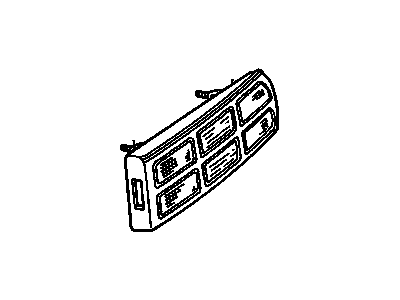 GM 16508886 Lens,Rear Combination Lamp