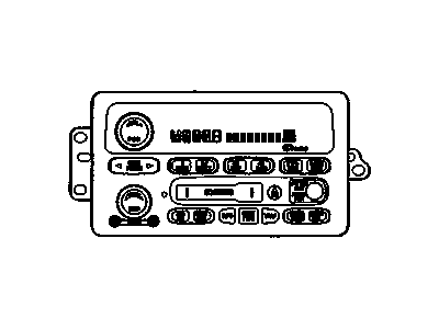 GM 9379089 Pushbutton,Radio Power