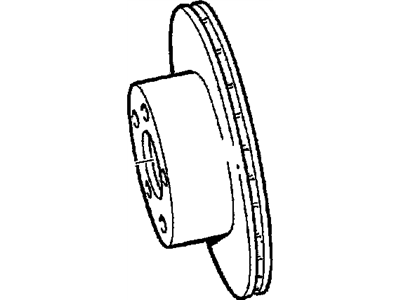 GM 92228517 Front Brake Rotor