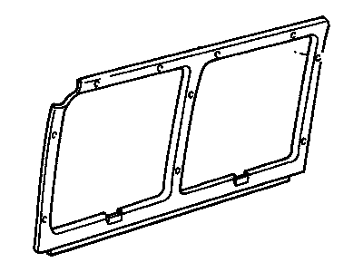 GM 15651571 Molding, Rear Side Door Garnish *Light Gray