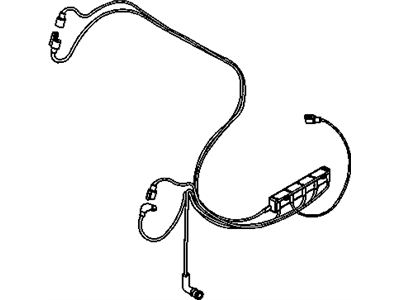 52480061 GM Harness,Heater & A/C Control Vacuum Illustration 1 of 1