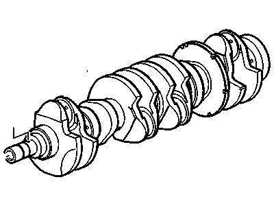 2007 Buick Rainier Crankshaft - 89017797