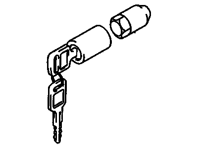 GM 96062700 Lock,Spare Wheel