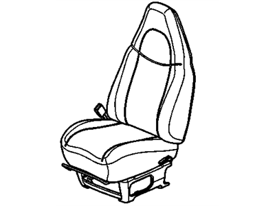 GM 15167562 Seat Assembly - Driver *Vy Dark Pewter