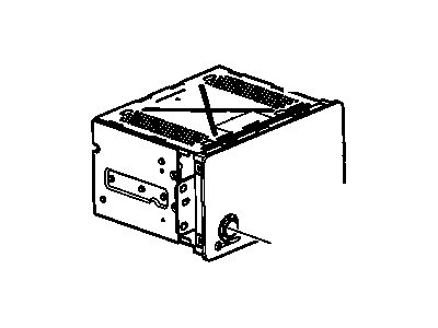 GM 10346316 Radio Assembly, Amplitude Modulation/Frequency Modulation Stereo & Clock & Audio Disc