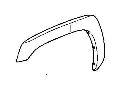 GM 88979838 Flare,Front Fender