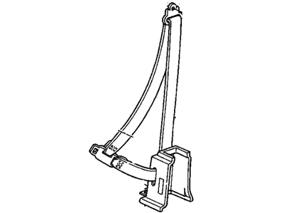 1987 Chevrolet Astro Seat Belt - 15577523