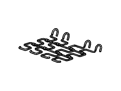 20897336 GM Wire, Front Seat Cushion Pad Illustration 1 of 1