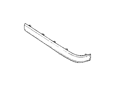 GM 361554 Strip - Front Bumper Rubber