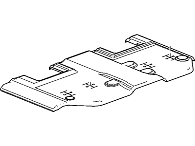 GM 22951863 Carpet Assembly, Intermediate Floor Panel *Dune