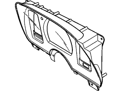 GM 25066129 LENS, Instrument Cluster