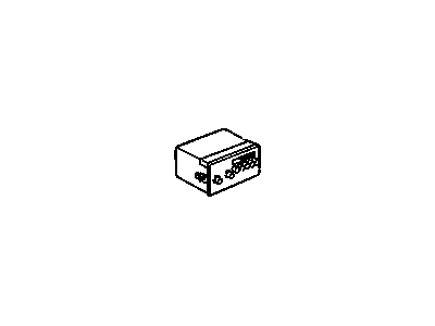 GM 16196233 Radio Assembly, Amplitude Modulation/Frequency Modulation Stereo & Clock & Tape Player