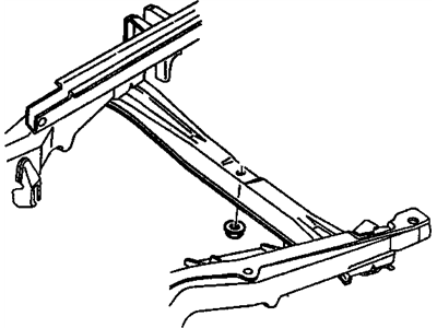 GM 11515552 Nut, End Gate Upper Hinge Striker