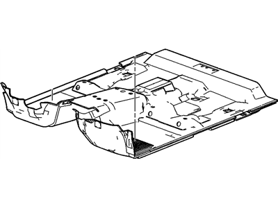 GM 15239605 Carpet Assembly, Front Floor Panel *Cashmere E