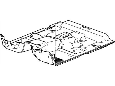 GM 15268702 Carpet Assembly, Front Floor Panel *Pewter R