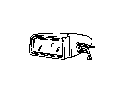 GM 12393165 Mir Assembly W/Hsng, Outside Electric Defogger(Lh)