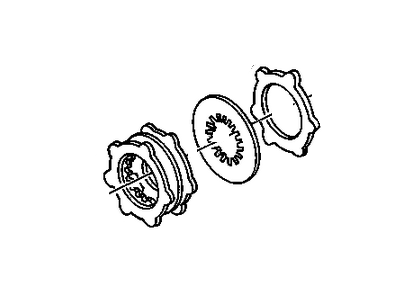 GM 12479064 Disc Set,Locking Differential Clutch