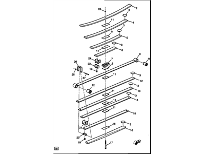 GM 15063186 Rear Spring Assembly