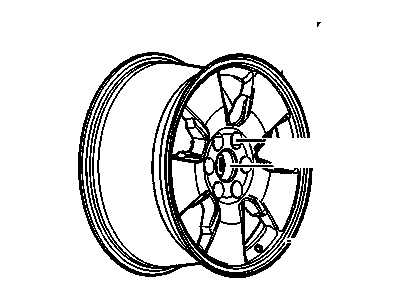 2004 Chevrolet Suburban Spare Wheel - 15116615