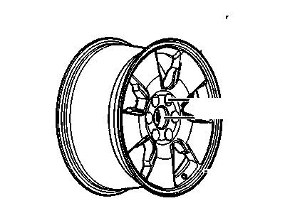 GM 15116615 Wheel Rim Assembly, 20X8.5