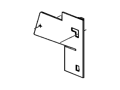 GM 25697977 Seal,Radiator Air Side