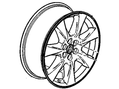 GM 19258468 Wheel,Pkg *Install .25