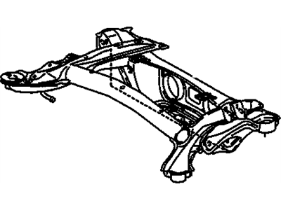 GM 19205406 Crossmember Asm,Rear Suspension Support