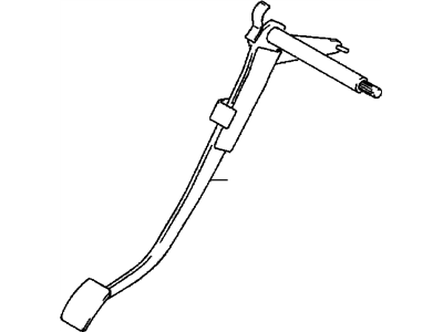 GM 96065870 Pedal, Clutch