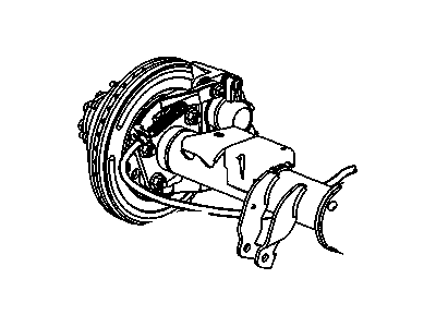 GM 15762656 Cable Assembly, Parking Brake Rear (Lh)