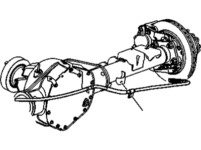 GM 15941083 Cable Assembly, Parking Brake Rear