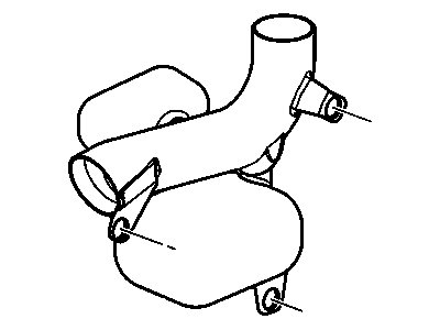 2005 Chevrolet Malibu Air Intake Coupling - 22663101