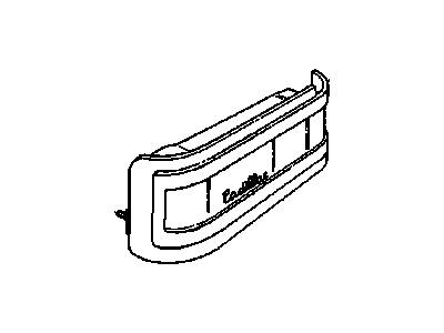 GM 5975660 Lamp Assembly, Tail Lamp *Euro White