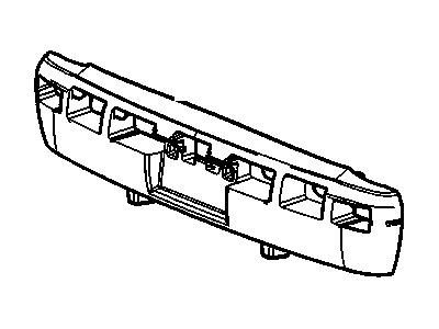 GM 10347314 Absorber, Rear Bumper Fascia Energy