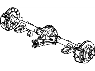 GM 23451085 Rear Axle Assembly