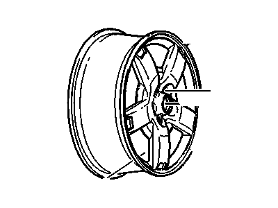 2006 Saturn Vue Spare Wheel - 9594458