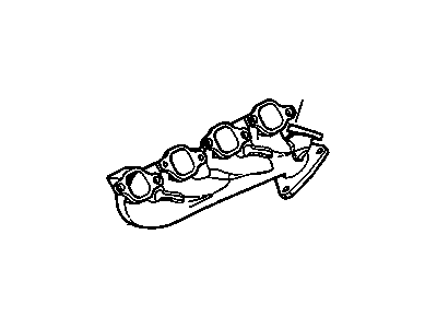 GM 12557286 Engine Exhaust Manifold (Machining)