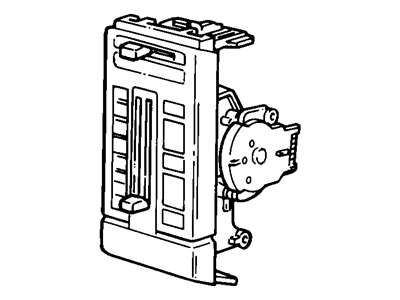 GM 16074175 Heater & Air Conditioner Control Assembly