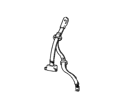 1999 Cadillac Escalade Seat Belt - 12387510