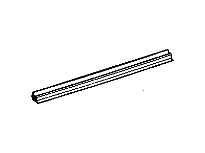 GM 10393321 Sealing Strip,Rear Side Door Window Inner