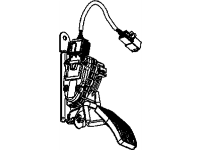 GM 22709264 Pedal Asm,Accelerator (W/ Bracket)