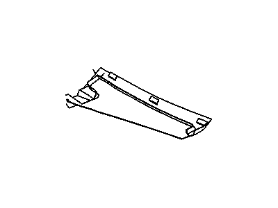 GM 13306079 Deflector Assembly, Air Inlet Deflector Water