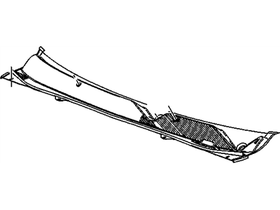 GM 13277581 Deflector Assembly, Plenum Water