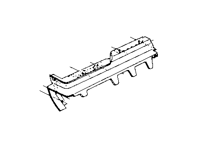 GM 3076155 Filler Asm,Rear Bumper