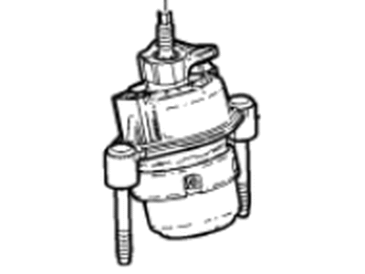 Chevrolet Corvette Motor And Transmission Mount - 23187446