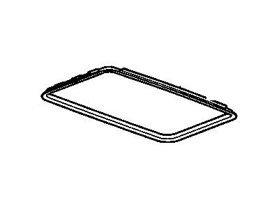 GM 25874715 Molding Assembly, Sun Roof Panel/Window Garnish *Vry Light Linen