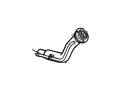 1985 Chevrolet Suburban Fuel Filler Hose - 14071919