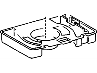 GM 88970302 Tray,Rear Compartment Stowage