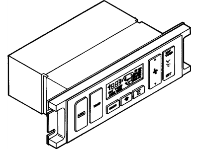 GM 16182132 Heater & Air Conditioner Control Assembly