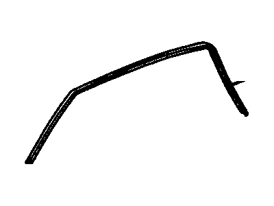 GM 10210401 Weatherstrip Assembly, Roof Side Rail Auxiliary *Black