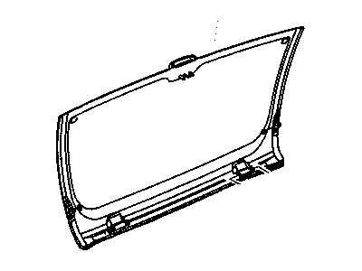 GM 15074814 Window Assembly, Lift Gate *Mathdrdt